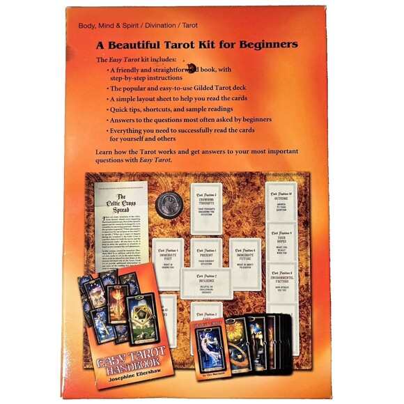 Easy Tarot Deck Oracle Cards Beginners Learn To Read The Cards Tips Layout Guide - Picture 5 of 7